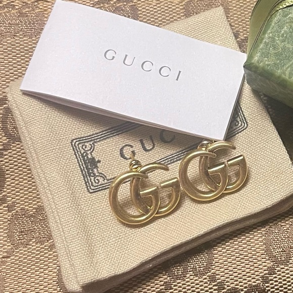 LOW START 3 Authentic Gucci Earring’s Classic GG design full inclusion! - Picture 2 of 9